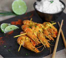 Brochettes &agrave; l&rsquo;asiatique